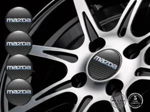 Mazda Dome Sticker Ausgabe Hochwertige Auto-Labels